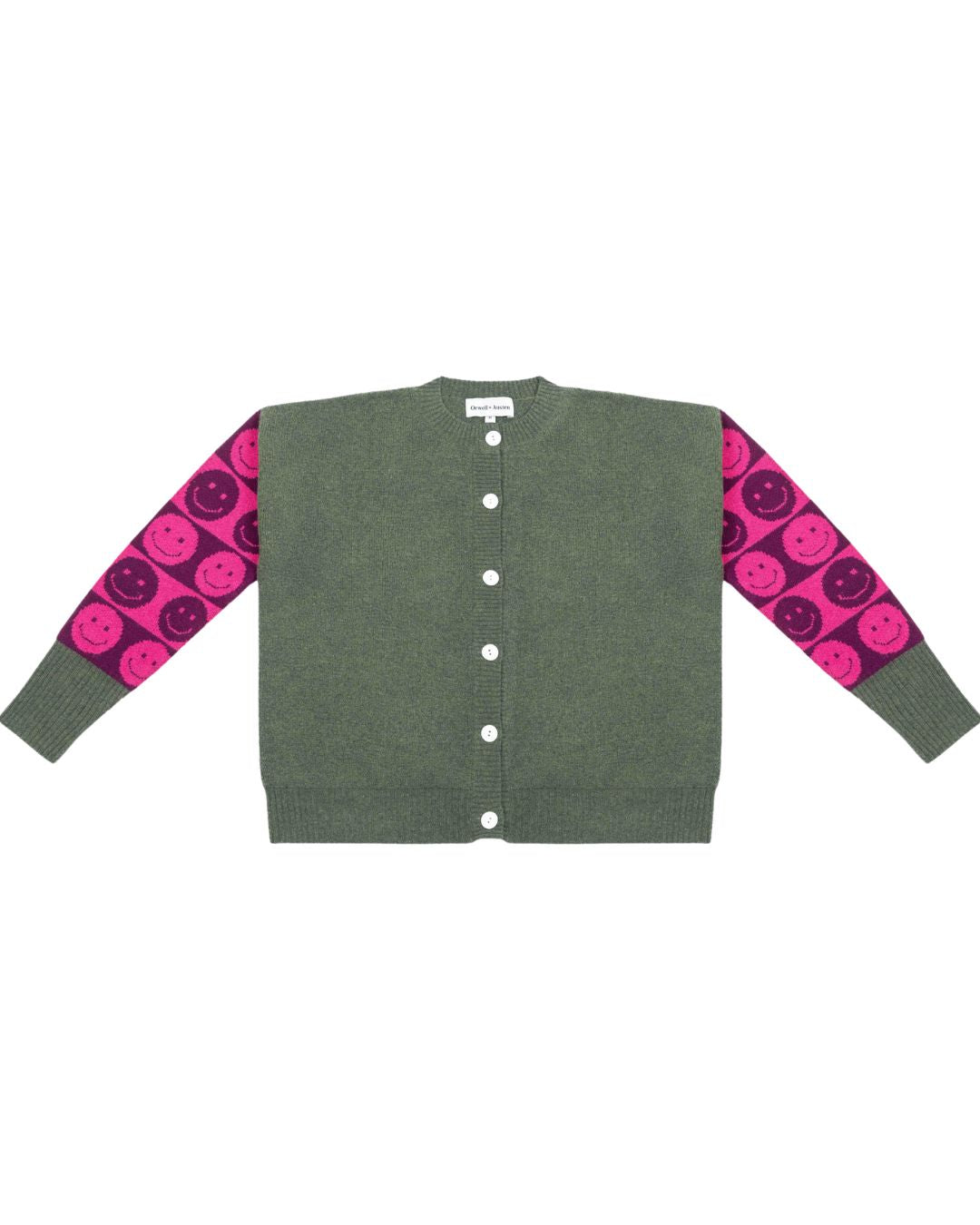 Smile sleeve cardigan