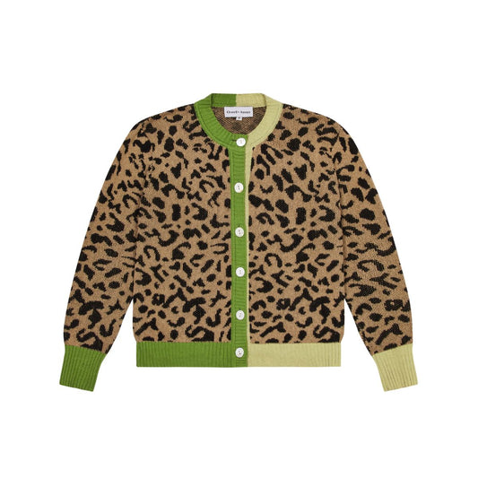 Leopard Cotton Cardigan