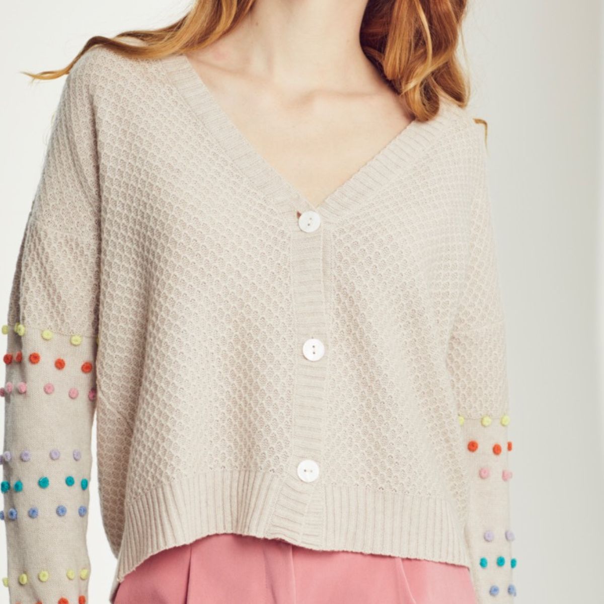 Popcorn cardigan