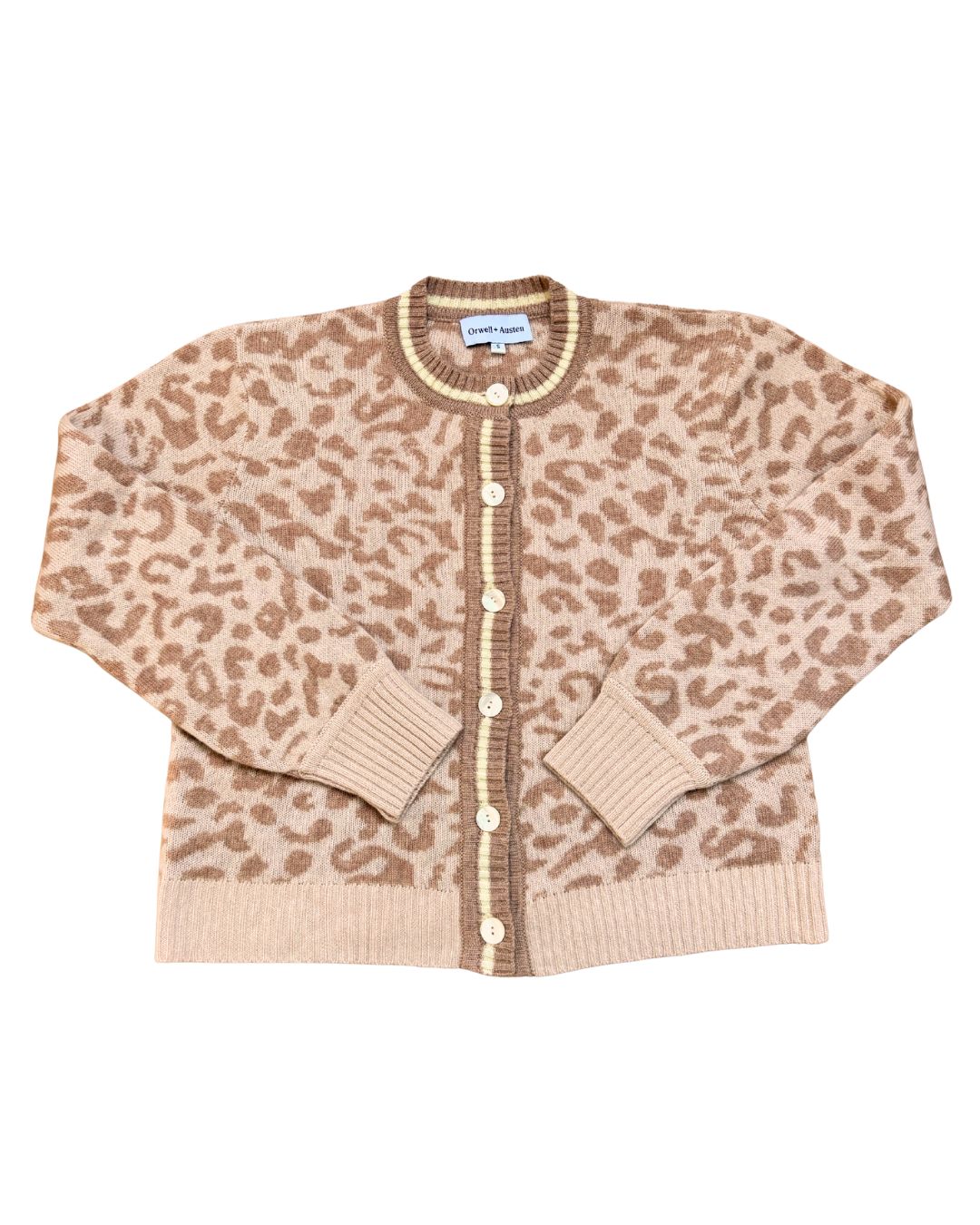 Pale Leopard Cardigan