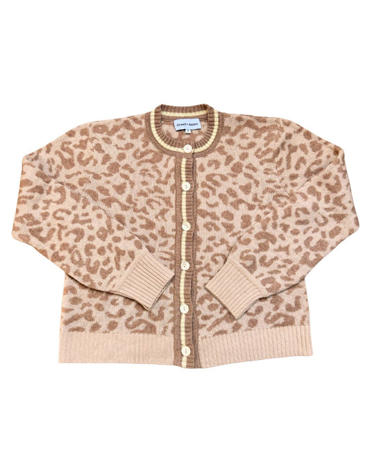 Pale Leopard Cardigan